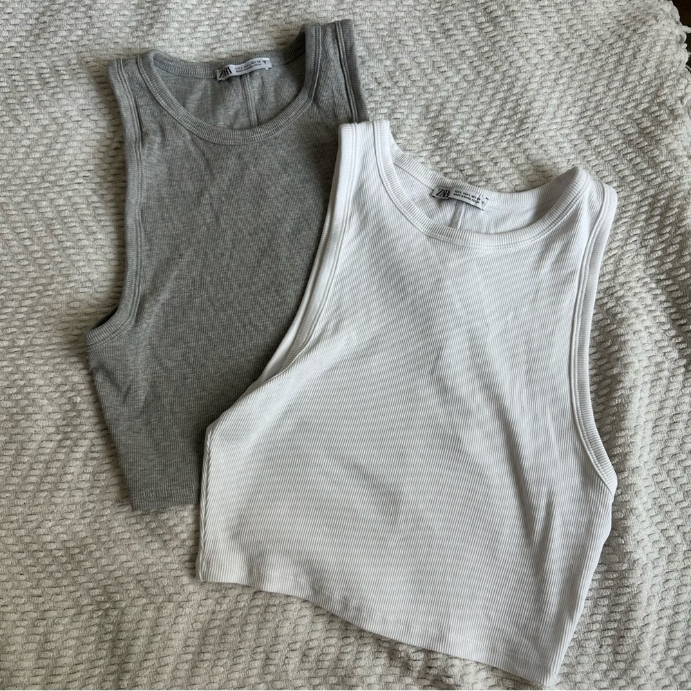 2 Zara tank tops